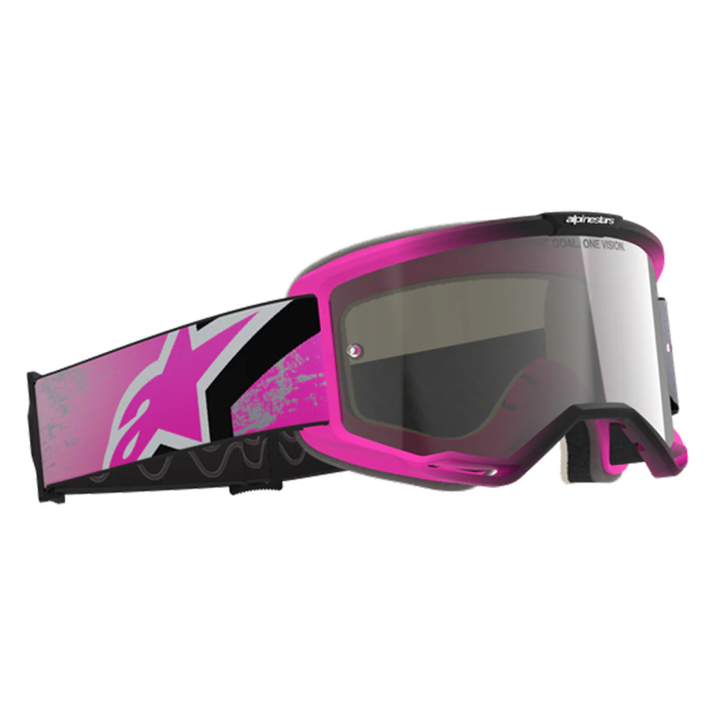 Alpinestars - Vision 5 Lahnd Iron/Pink/Yellow Goggles - Image 2