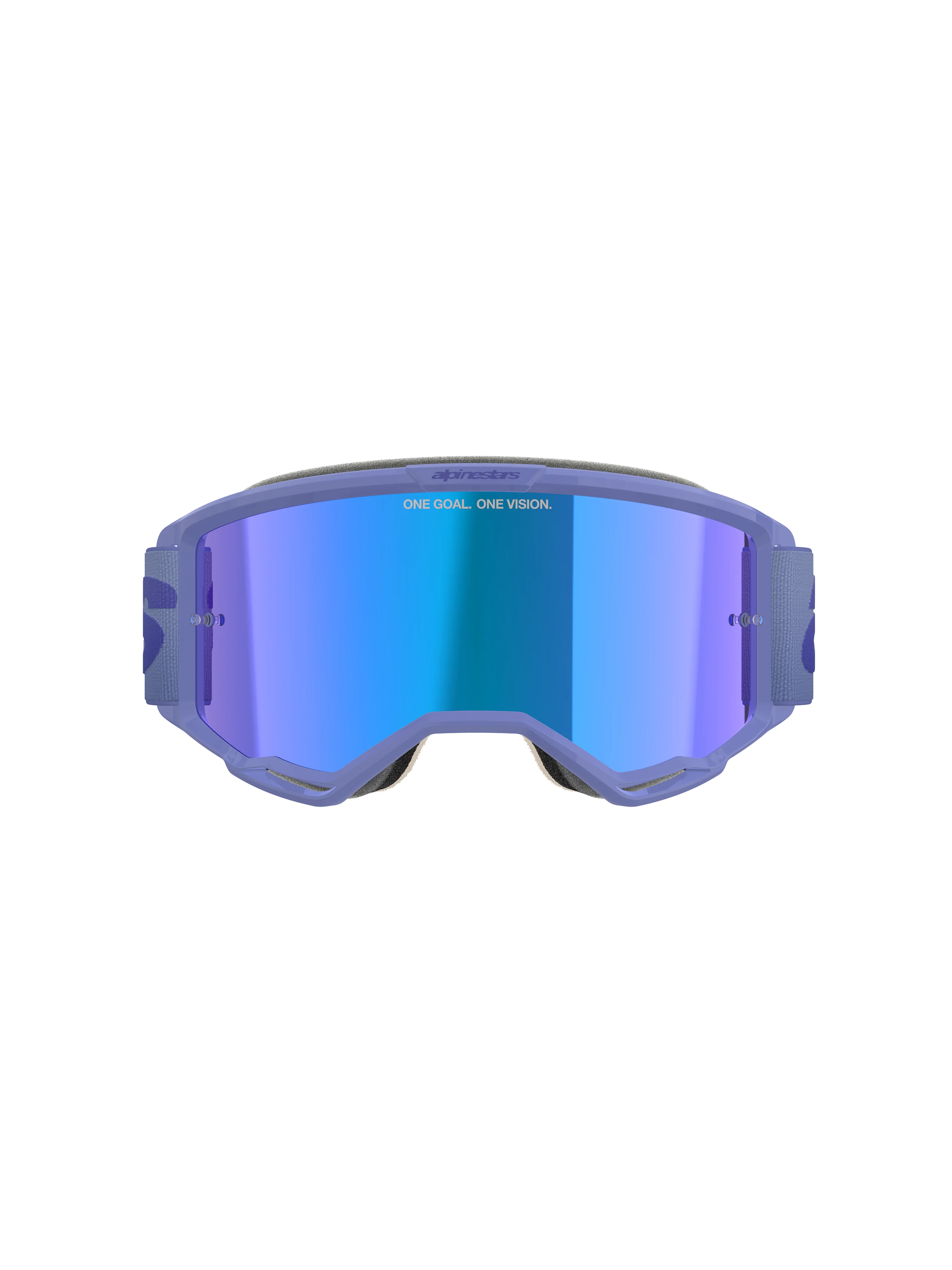 Alpinestars - Vision 5 Wordmark Purple Mirror Lens Goggle - Image 3