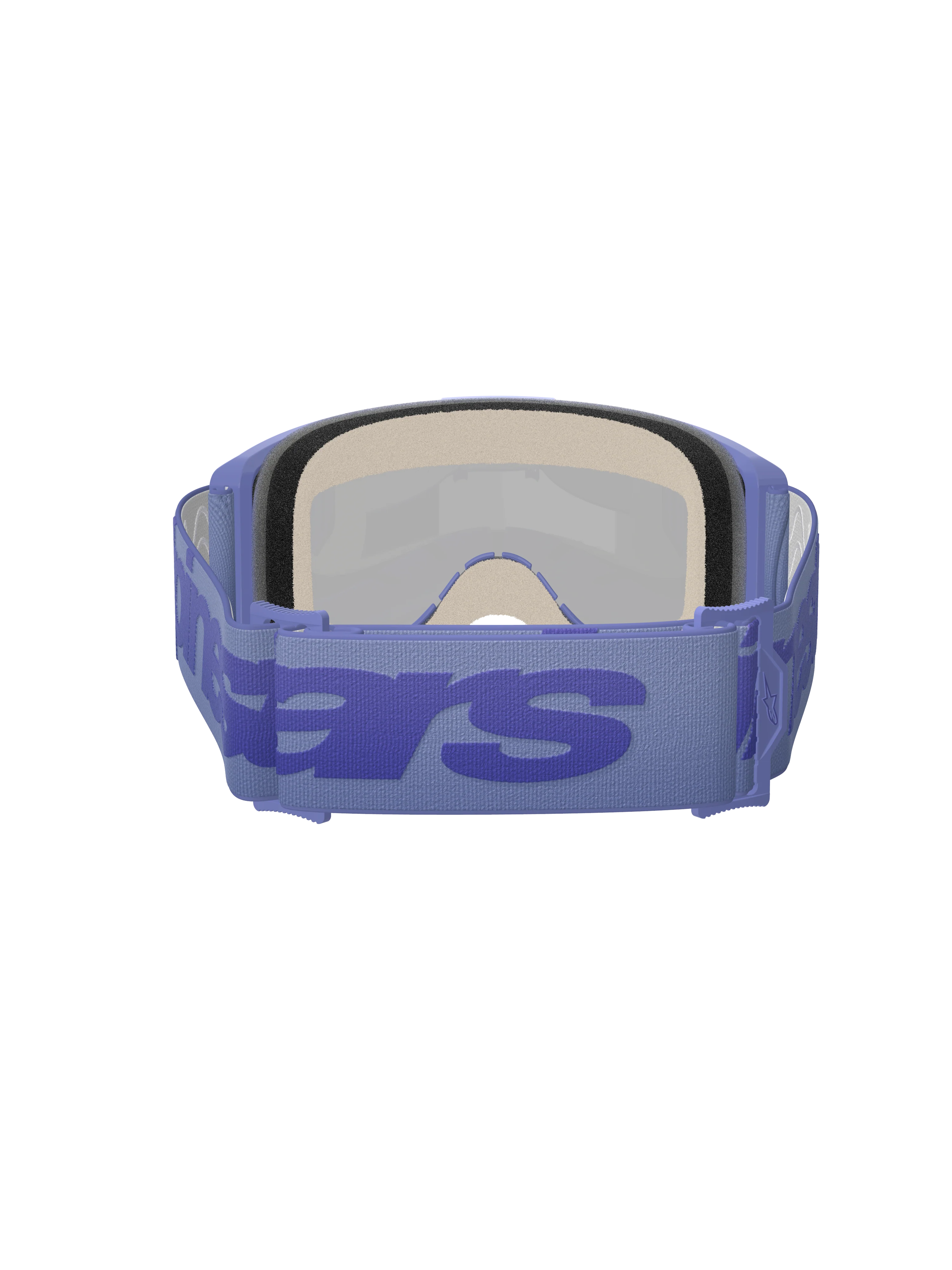 Alpinestars - Vision 5 Wordmark Purple Mirror Lens Goggle - Image 4