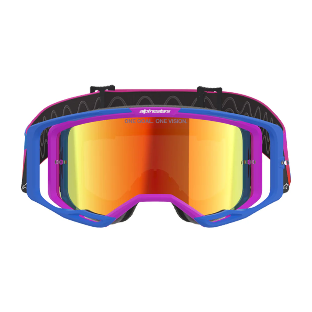 Alpinestars - Vision 8 Black/Purple/Orange Corp Goggle - Image 2
