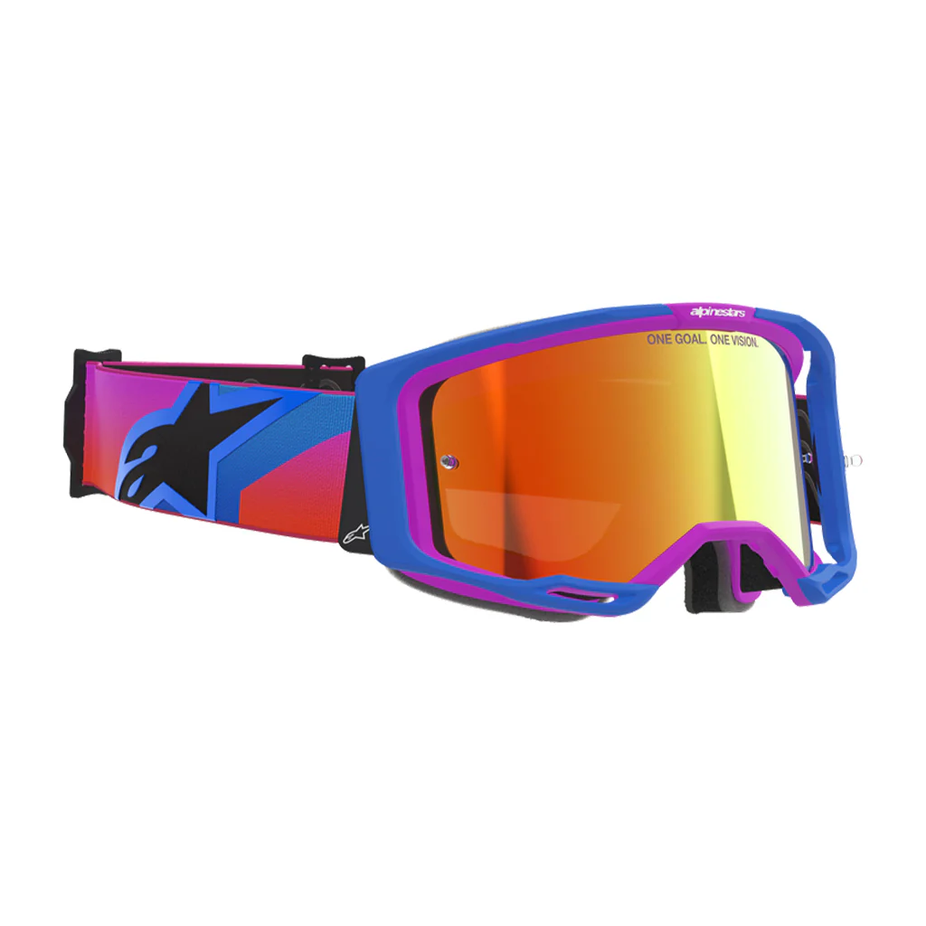 Alpinestars - Vision 8 Black/Purple/Orange Corp Goggle - Image 3