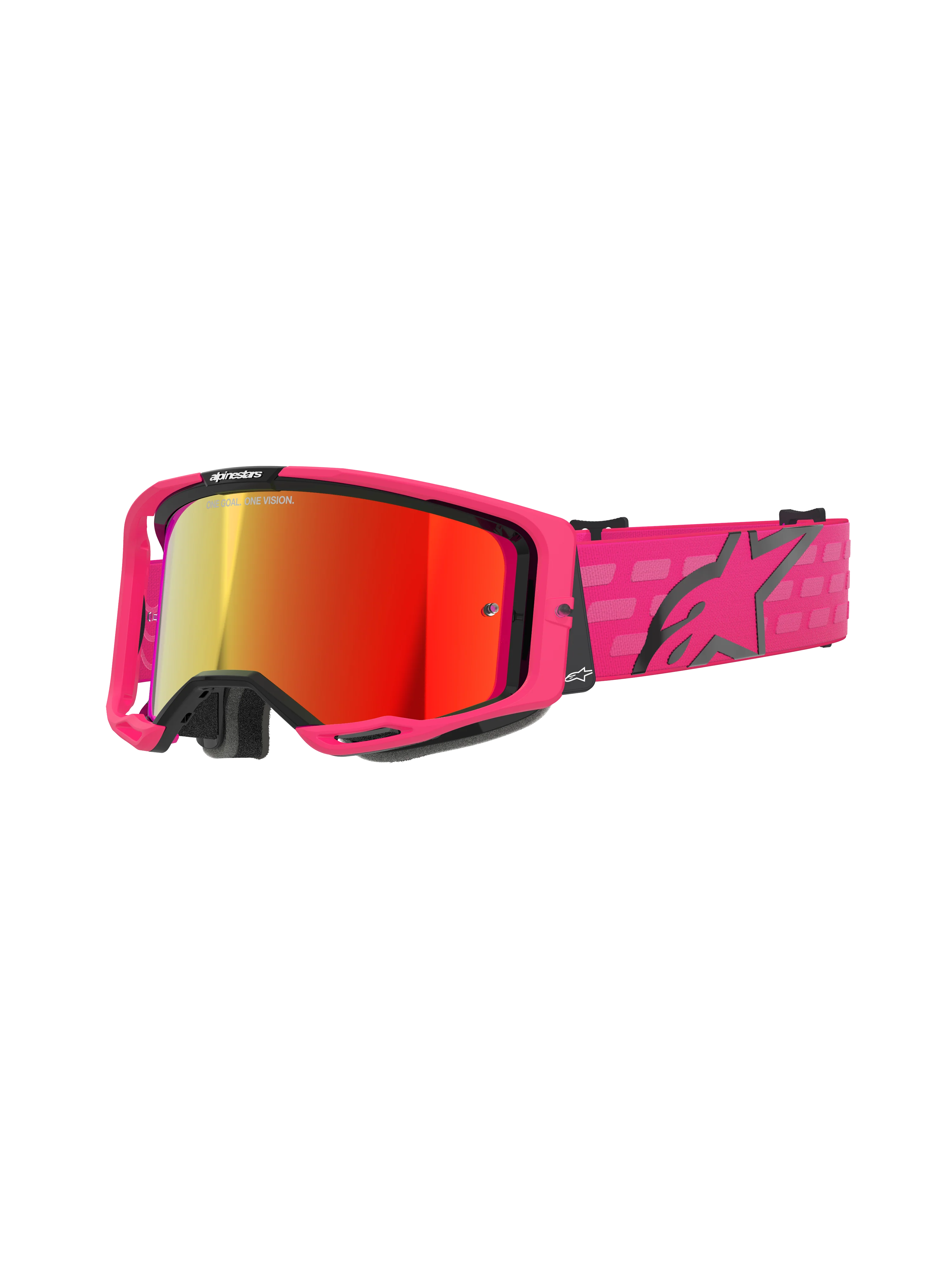 Alpinestars - Vision 8 Corp Pink Mirror Lens Goggle