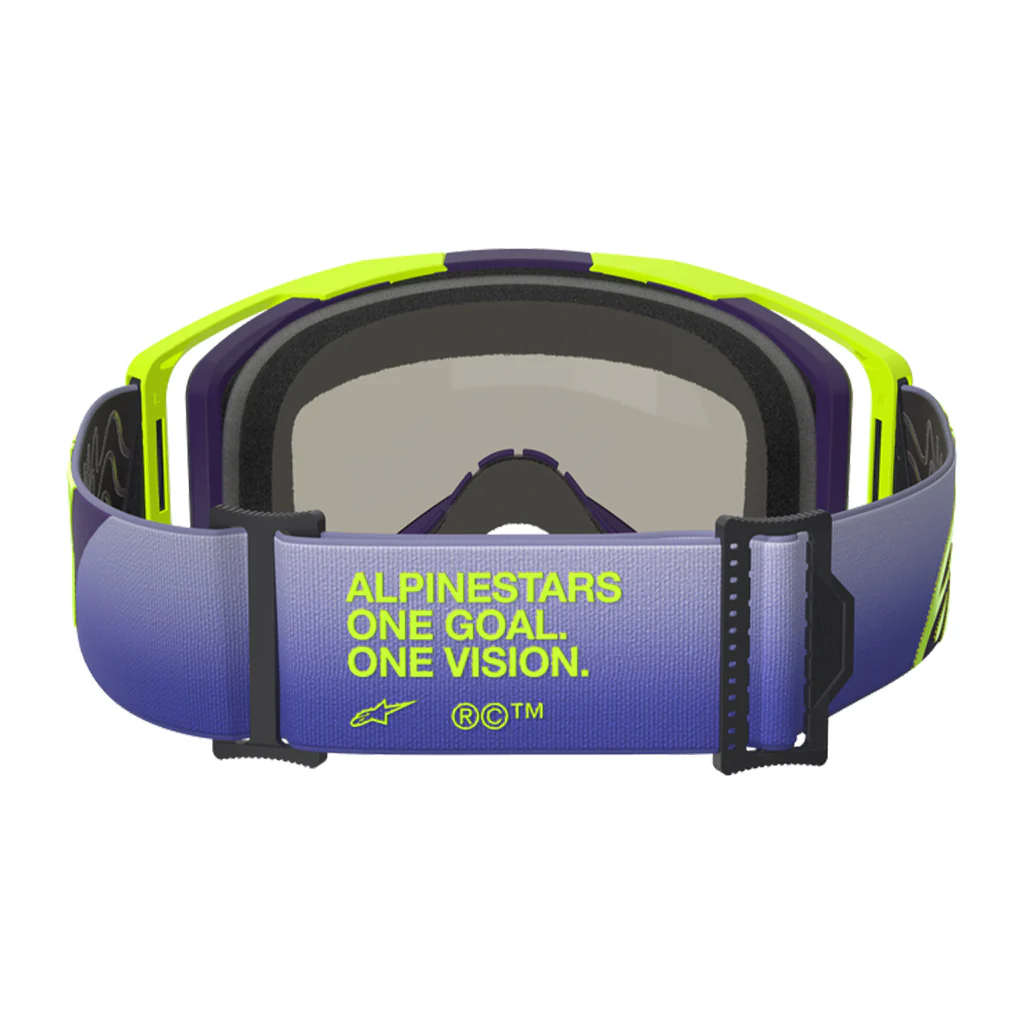 Alpinestars - Vision 8 Purple/Yellow Corp Goggle - Image 2