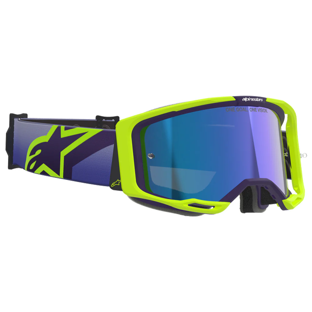 Alpinestars - Vision 8 Purple/Yellow Corp Goggle - Image 3