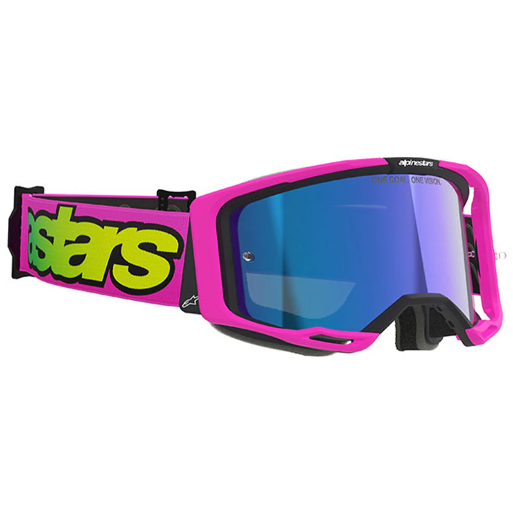 Alpinestars - Vision 8 Vista Pink/Yelow Goggles - Image 2