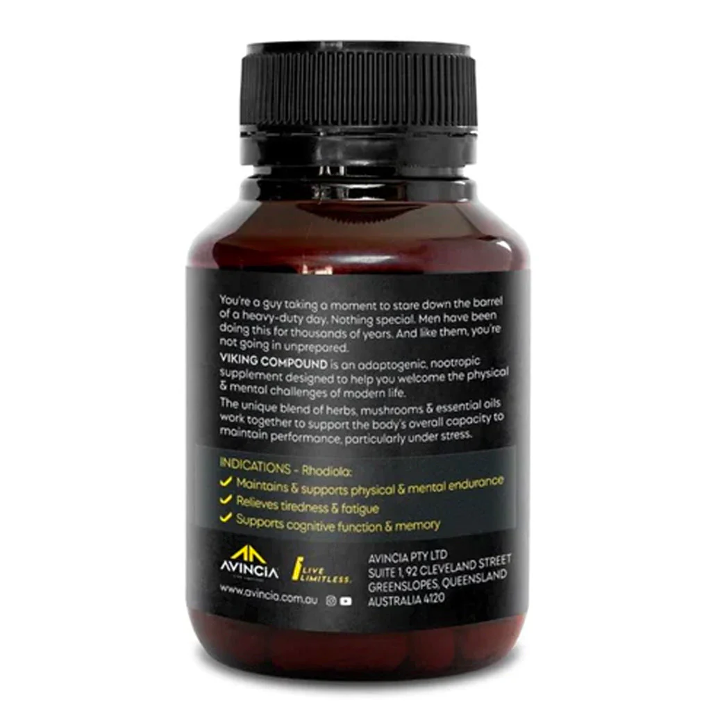 Avincia - Viking Compound Focus Supplements - 60 pack - Image 2