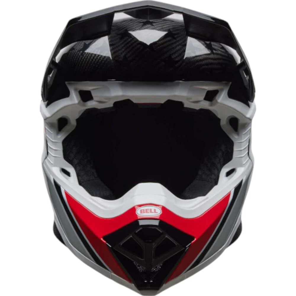 Bell - 2025 Moto 10 Spherical RSD Old Glory Red/Blue Helmet - Image 2