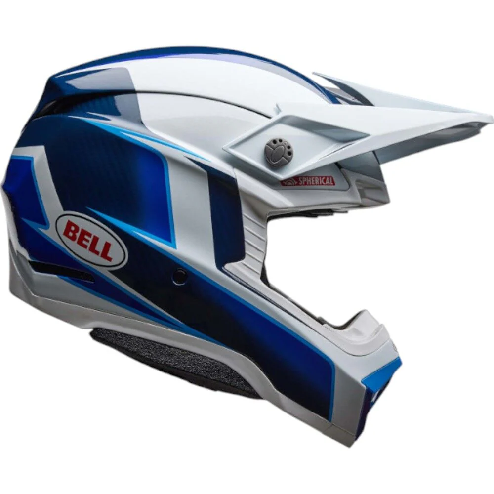 Bell - 2025 Moto 10 Spherical Tomac Blue/White Helmet - Image 2