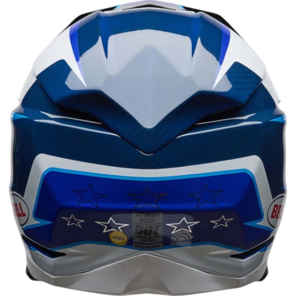Bell - 2025 Moto 10 Spherical Tomac Blue/White Helmet - Image 3