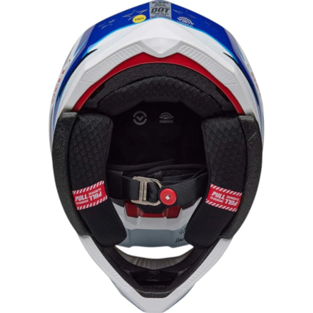 Bell - 2025 Moto 10 Spherical Tomac Blue/White Helmet - Image 5
