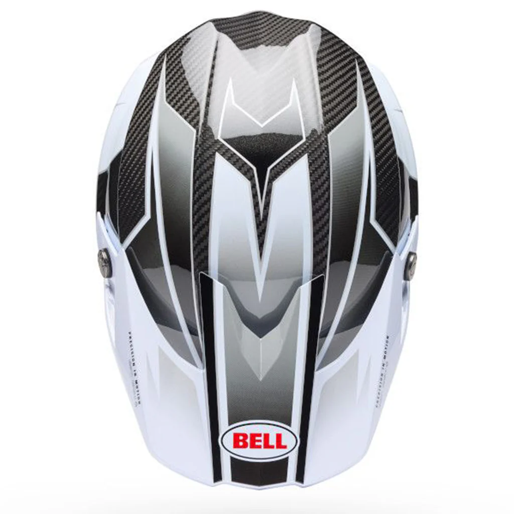Bell - 2026 Moto 10 Spherical Grid White/Black Helmet - Image 4