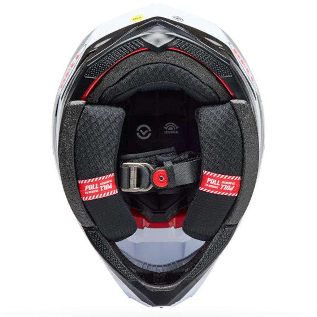 Bell - 2026 Moto 10 Spherical Grid White/Black Helmet - Image 6