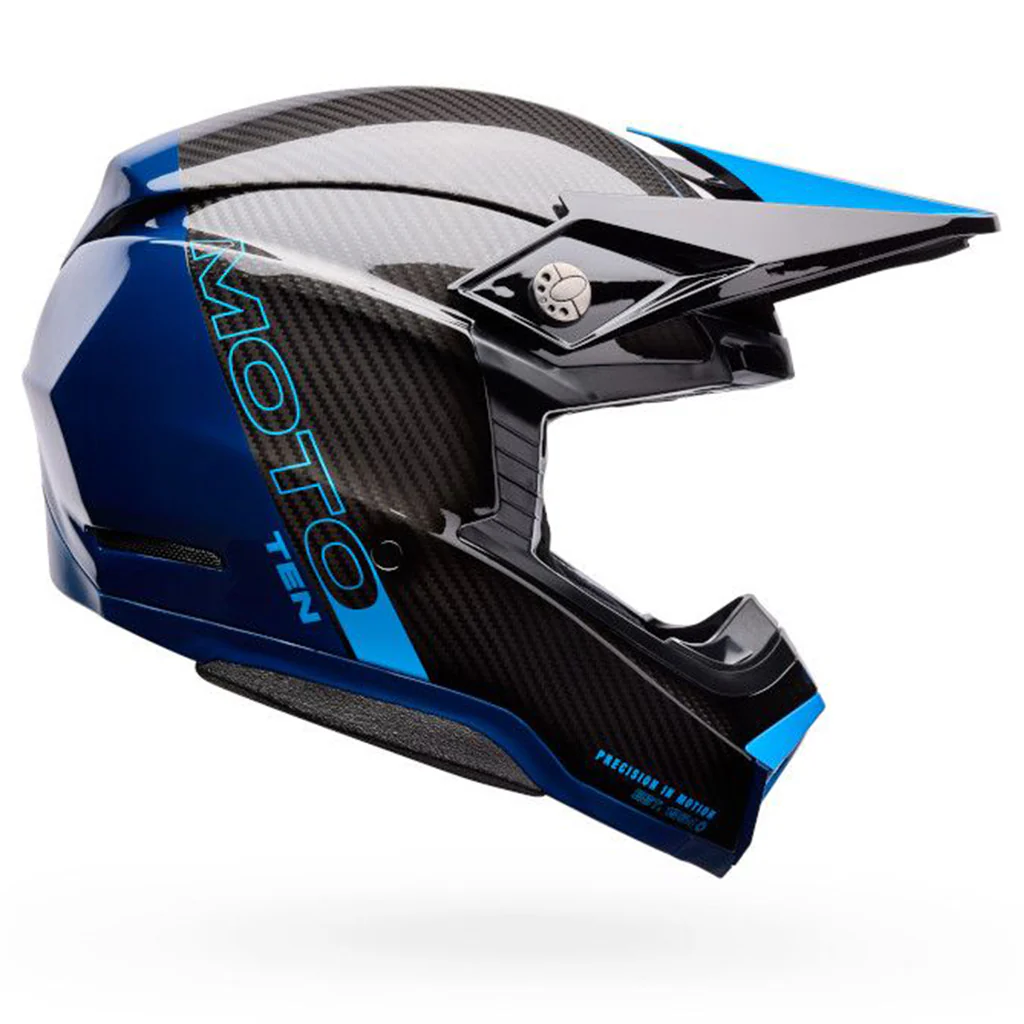 Bell - 2026 Moto 10 Spherical Strike Blue Helmet - Image 2