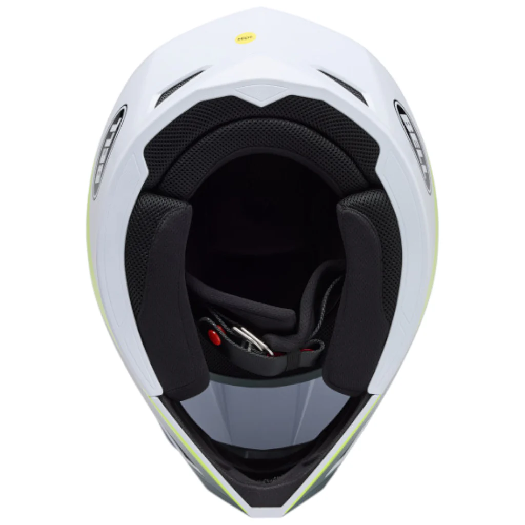 Bell - 2026 MX-10 MIPS Aviator White/Green Helmet - Image 5