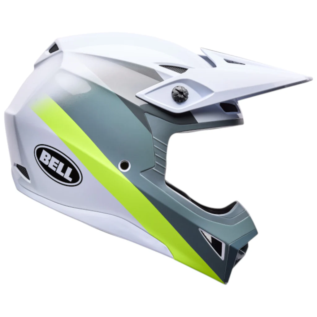 Bell - 2026 MX-10 MIPS Aviator White/Green Helmet - Image 6