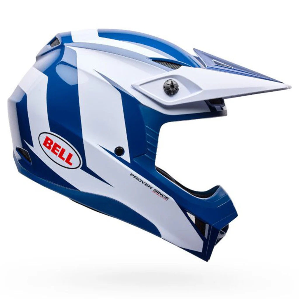 Bell - 2026 MX 10 MIPS Talon Blue/White Helmet - Image 2
