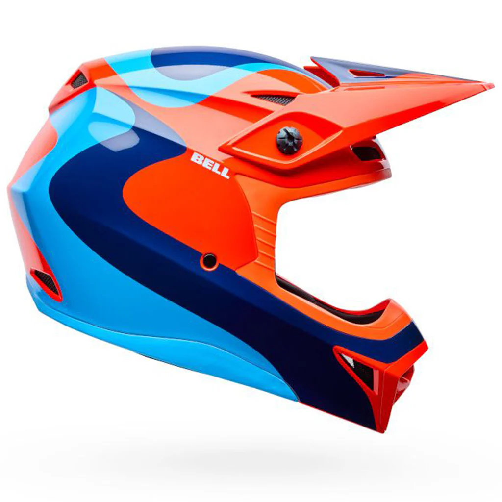 Bell - 2026 MX 10 MIPS Wave Orange/Blue Helmet - Image 2