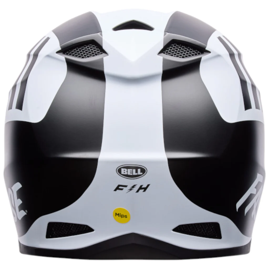 Bell - 2026 Youth MX 10 MIPS Fasthouse Black/White Helmet - Image 4