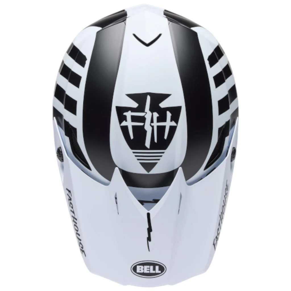 Bell - 2026 Youth MX 10 MIPS Fasthouse Black/White Helmet - Image 5