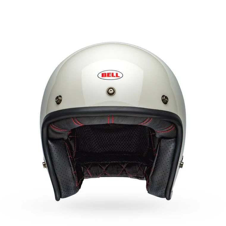 Bell - Custom 500 Vintage White Open Face Helmet - Image 3