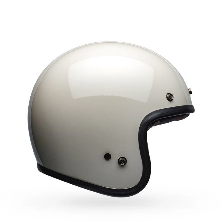 Bell - Custom 500 Vintage White Open Face Helmet - Image 4