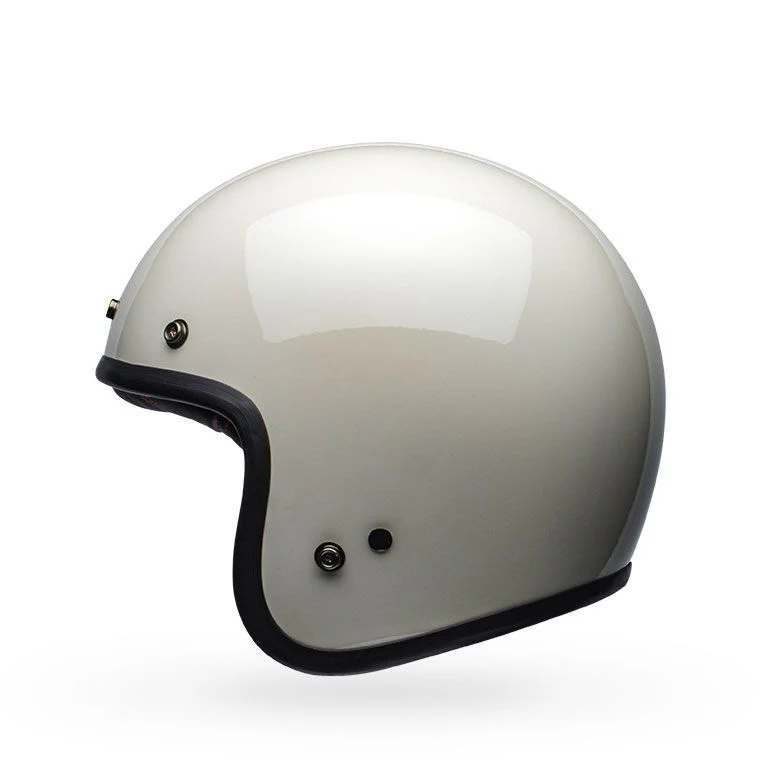 Bell - Custom 500 Vintage White Open Face Helmet - Image 5