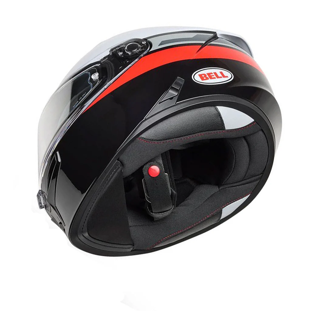 Bell - Lithium Motion White/Red Full Face Helmet - Image 6