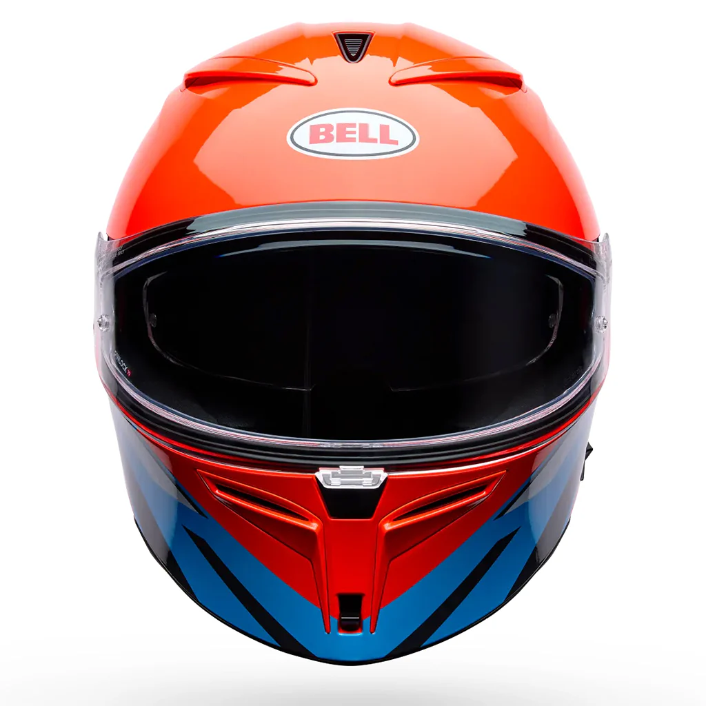 Bell - Lithium Nova Orange/Blue Helmet - Image 3