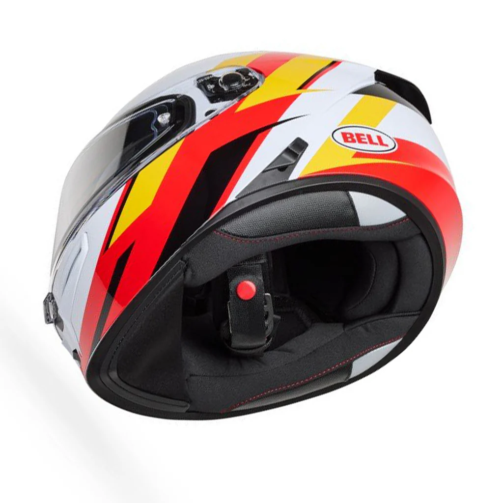 Bell - Lithium Nova White/Red Full Face Helmet - Image 6