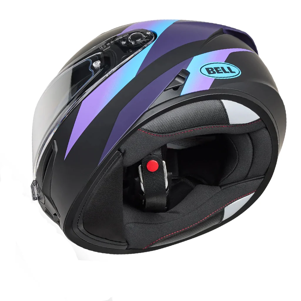 Bell - Lithium Passion Black/Purple Full Face Helmet - Image 6
