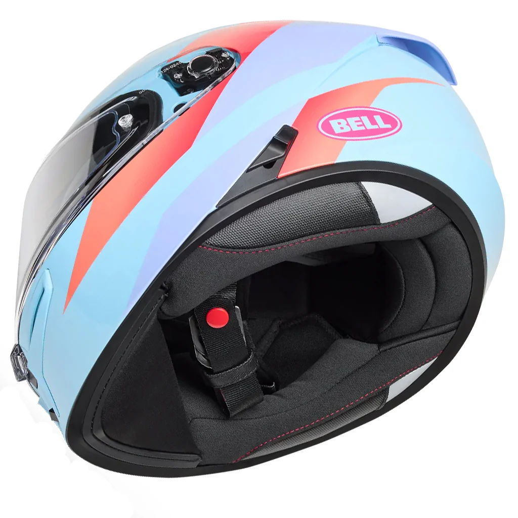 Bell - Lithium Passion Blue/Pink Full Face Helmet - Image 6