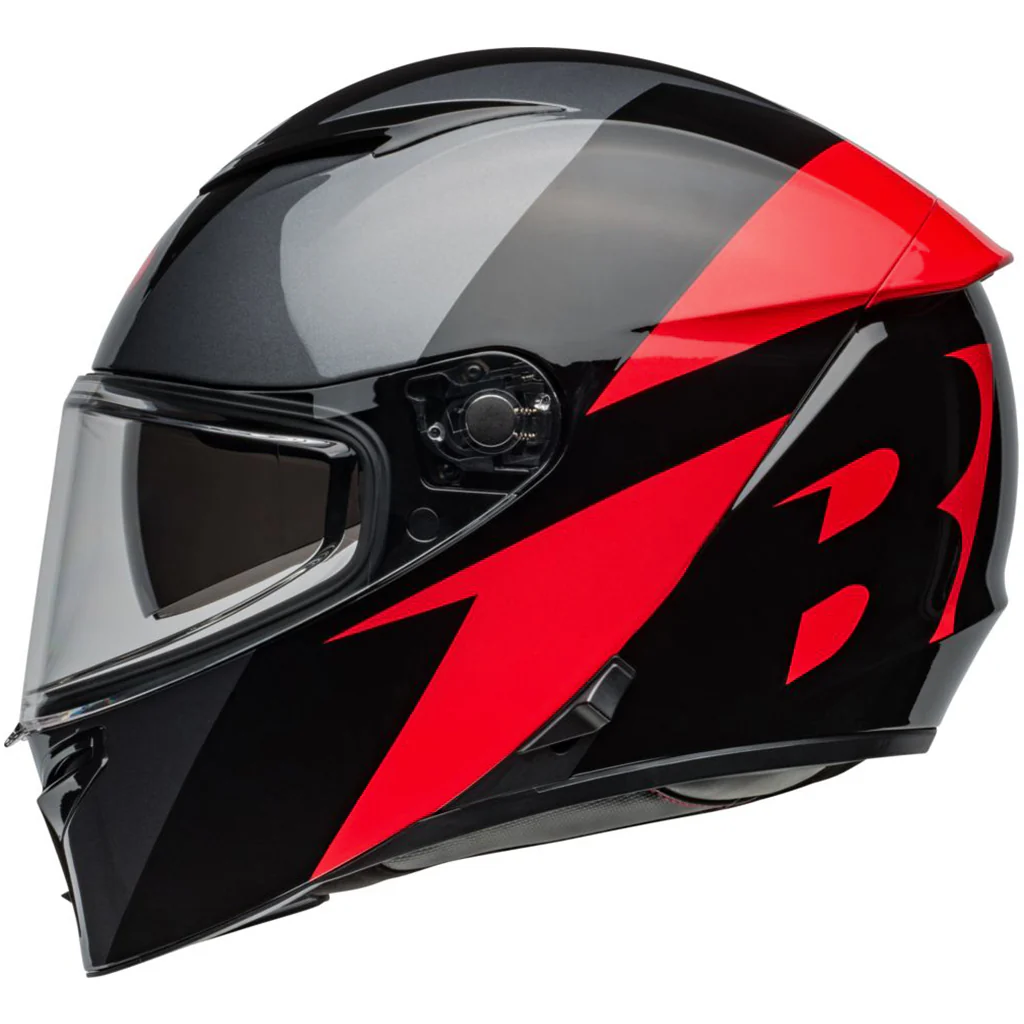 Bell - Lithium Shear Gray/Red Full Face Helmet - Image 2