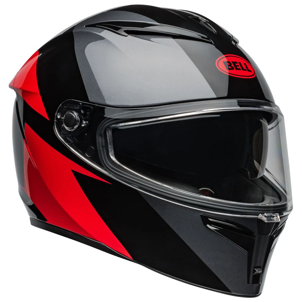 Bell - Lithium Shear Gray/Red Full Face Helmet - Image 4