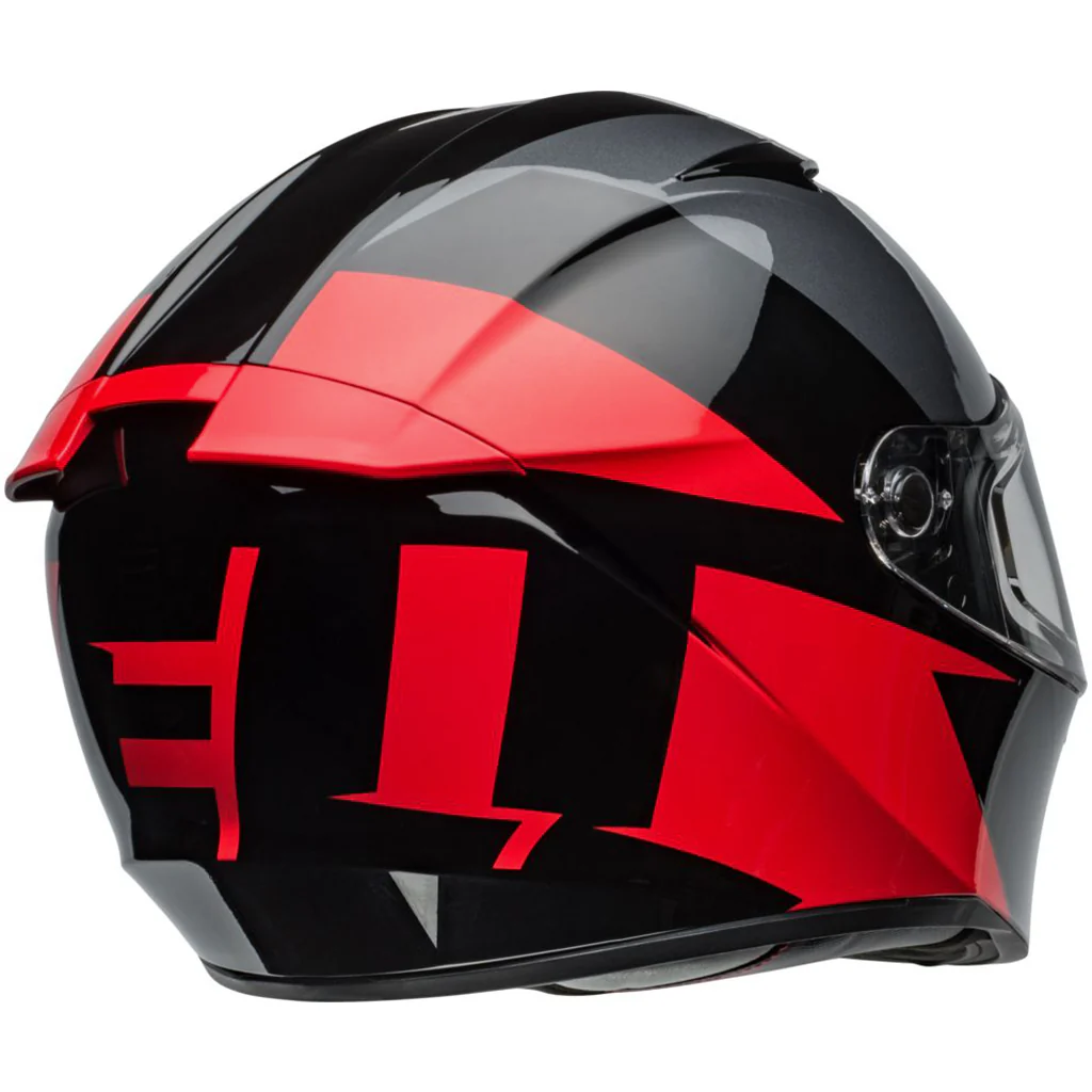 Bell - Lithium Shear Gray/Red Full Face Helmet - Image 7