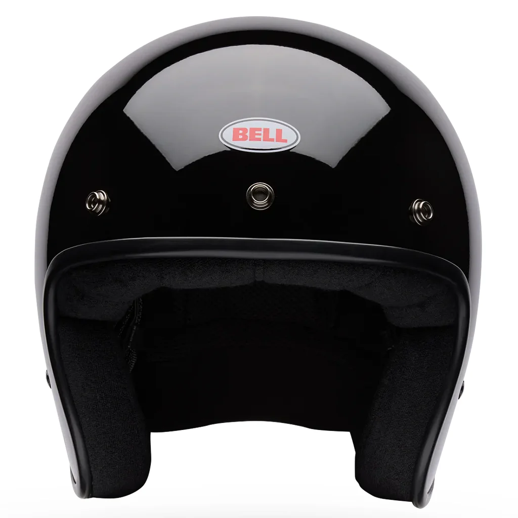 Bell - Magnum Solid Gloss Black Open Face Helmet - Image 2