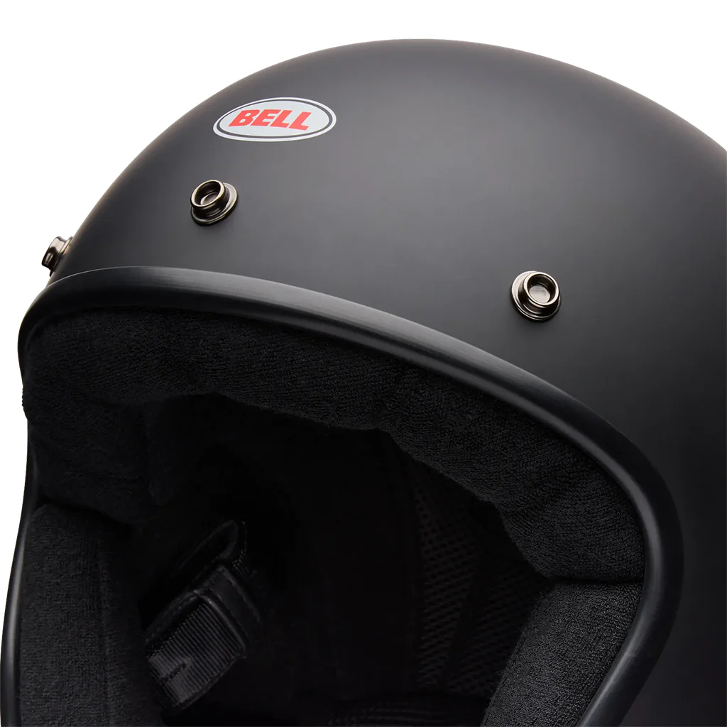 Bell - Magnum Solid Matt Black Open Face Helmet - Image 2