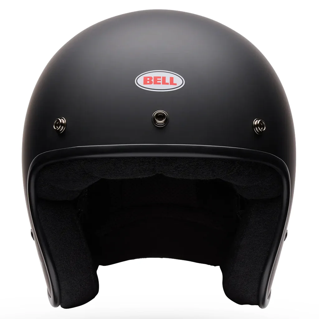 Bell - Magnum Solid Matt Black Open Face Helmet - Image 3