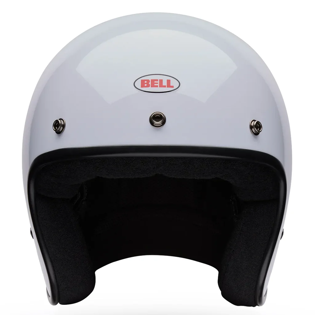 Bell - Magnum Solid Vintage White Open Face Helmet - Image 4