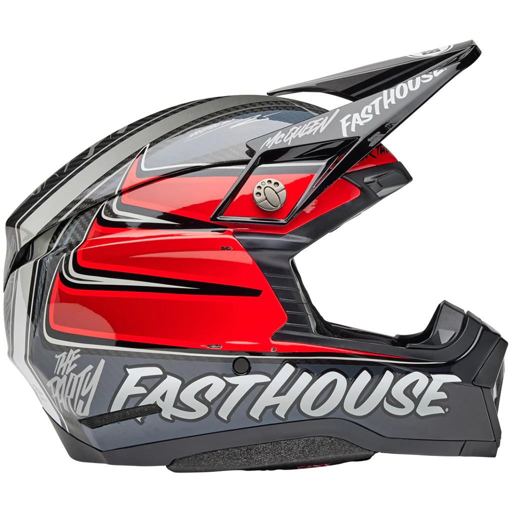 Bell - Moto-10 Spherical Fasthouse DITD 25 LE Grey/Red Helmet - Image 6