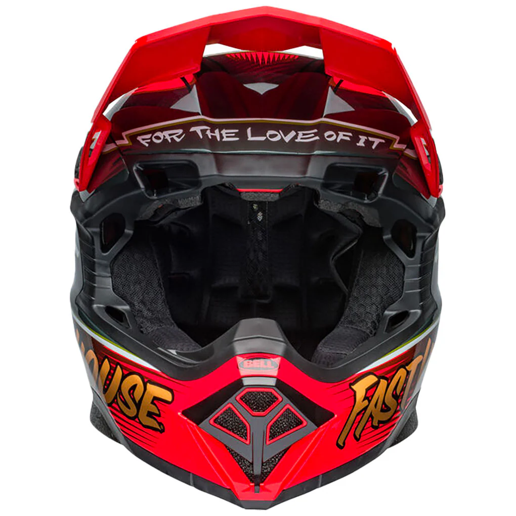 Bell - Moto-10 Spherical Fasthouse DITD Red/Gold Helmet - Image 8