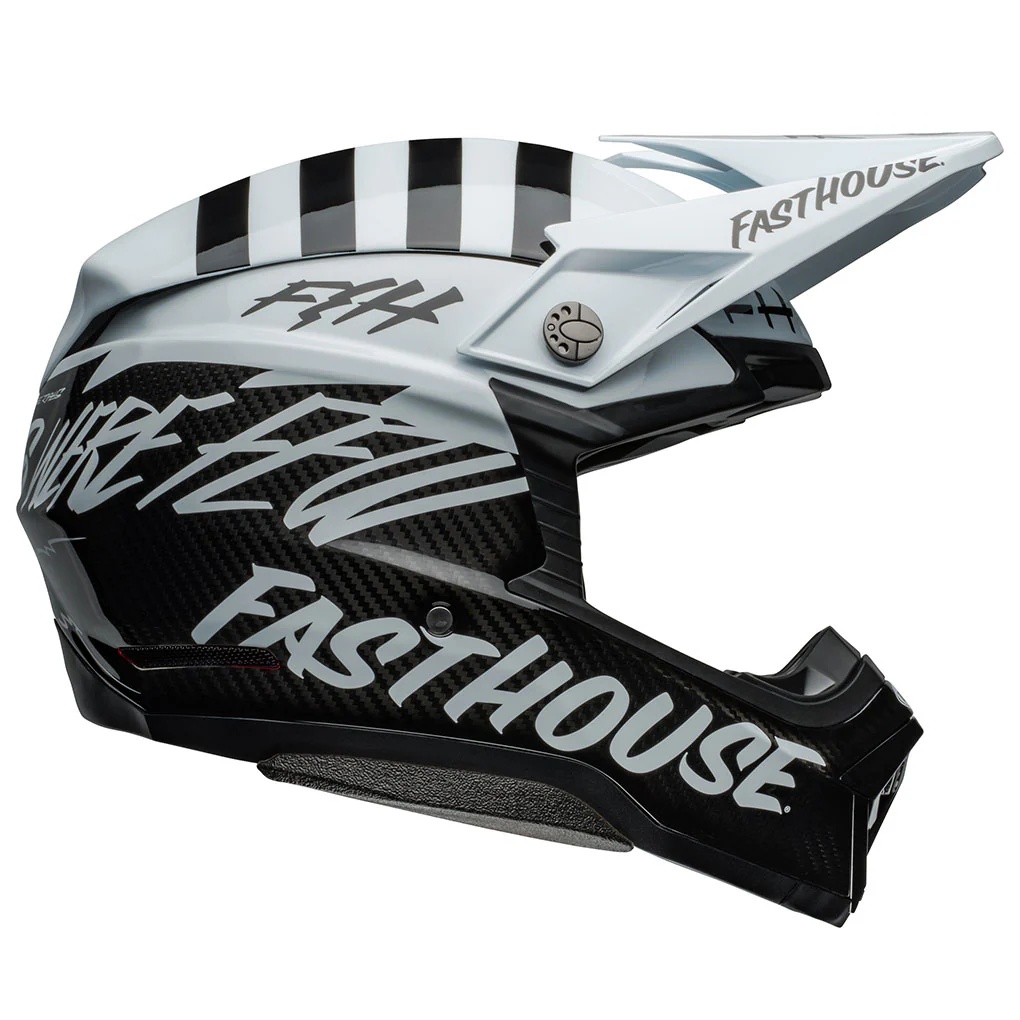 Bell - Moto-10 Spherical Fasthouse White/Black Helmet - Image 5
