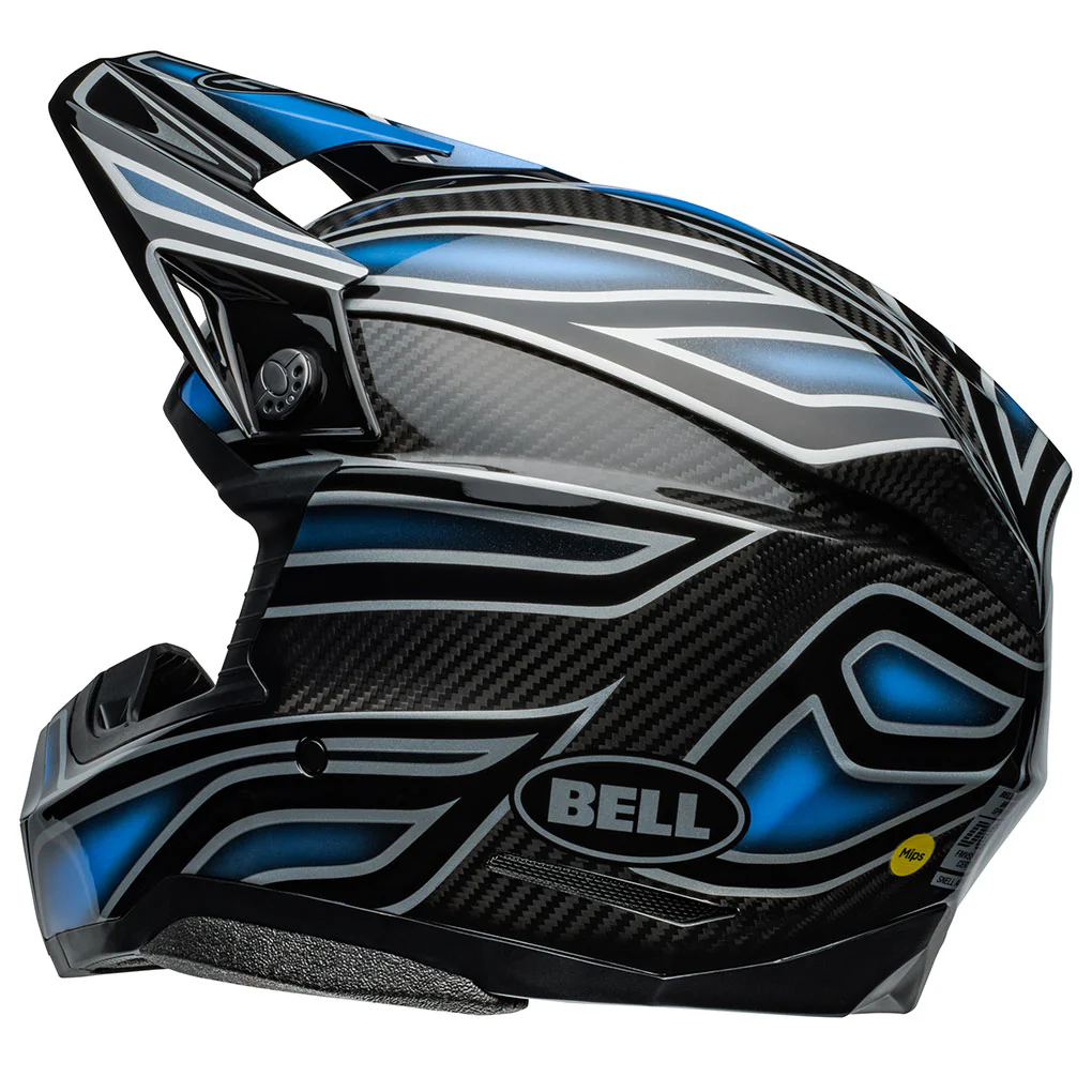 Bell - Moto-10 Spherical Marmont Blue Helmet - Image 3
