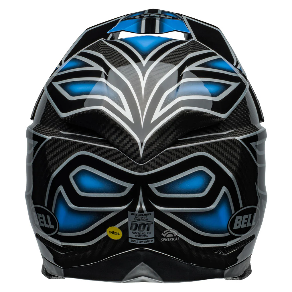 Bell - Moto-10 Spherical Marmont Blue Helmet - Image 4