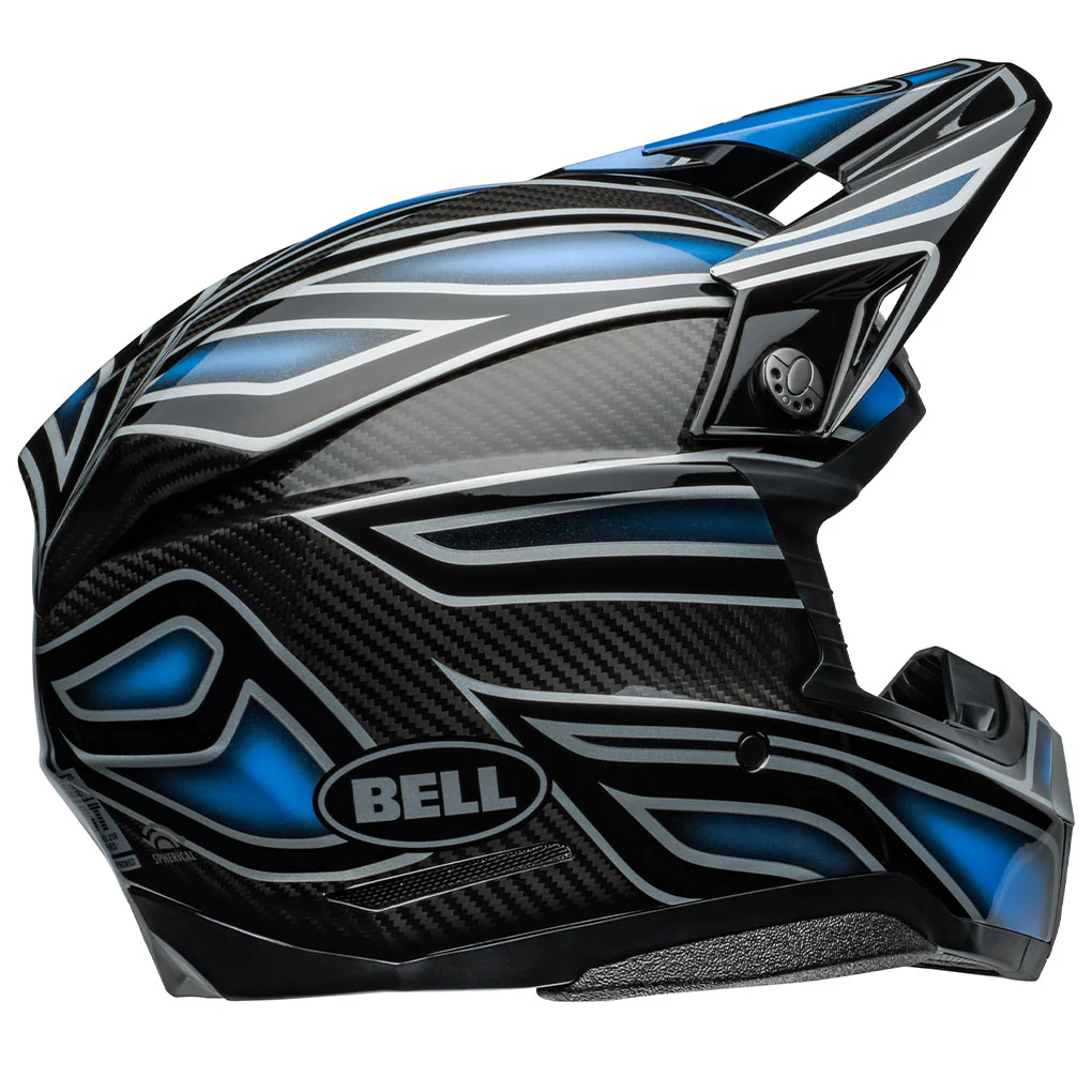 Bell - Moto-10 Spherical Marmont Blue Helmet - Image 5