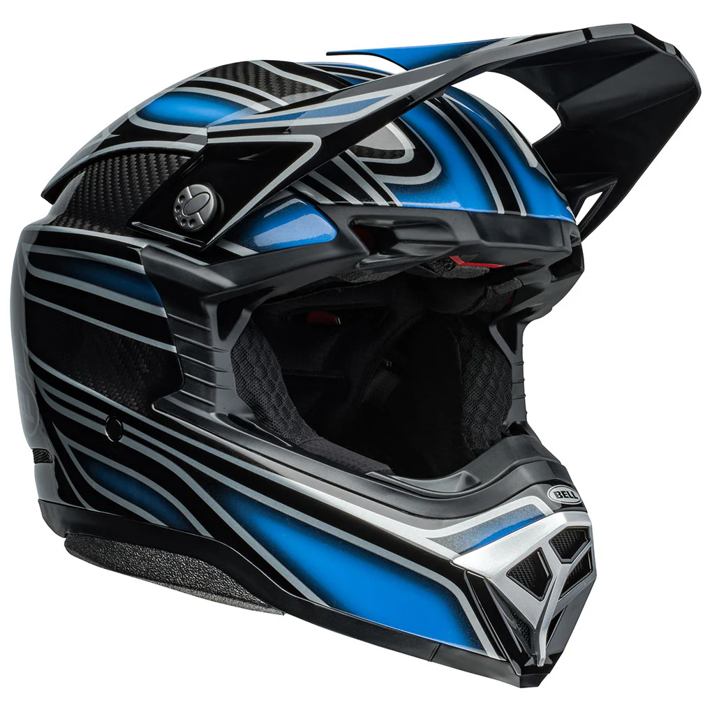 Bell - Moto-10 Spherical Marmont Blue Helmet - Image 7