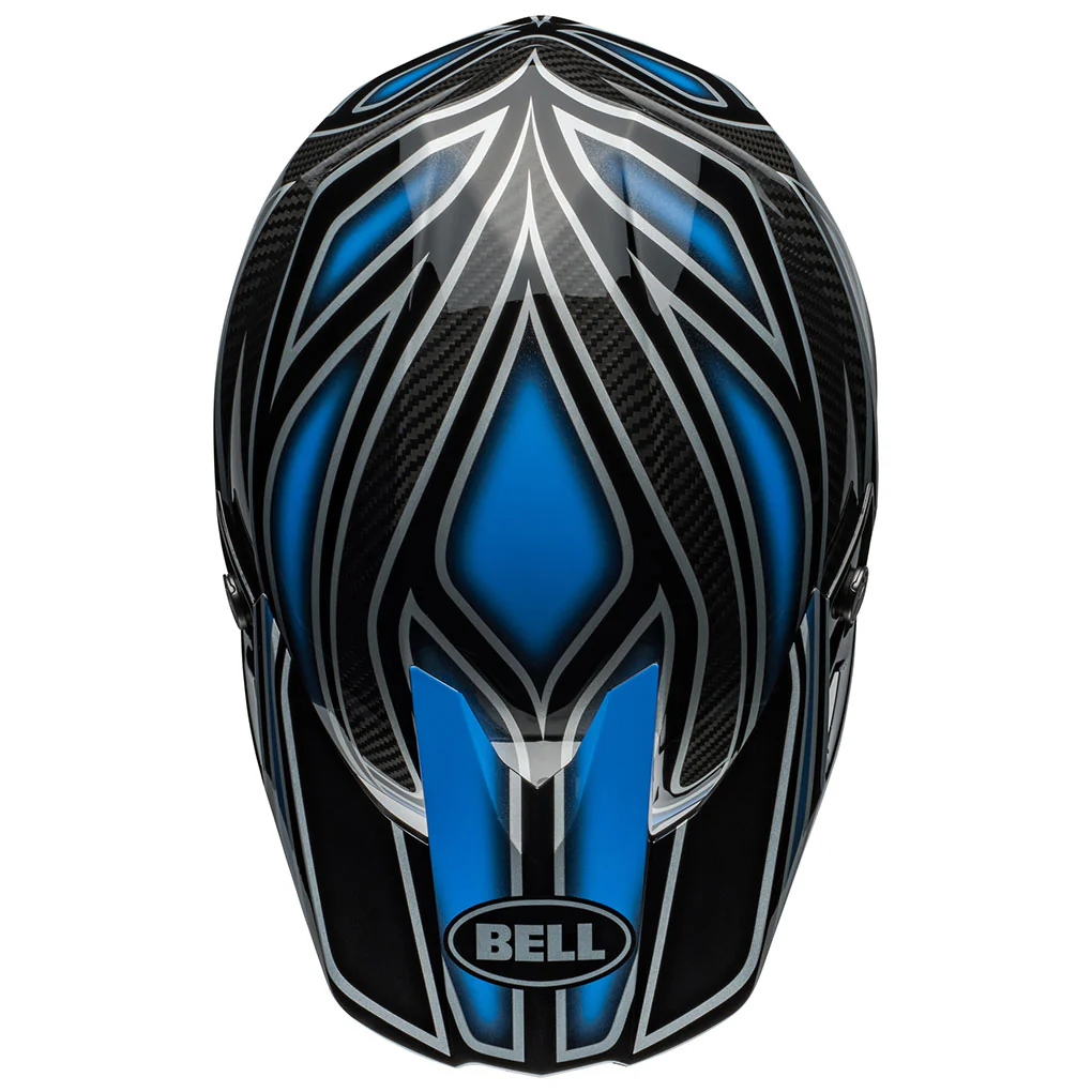 Bell - Moto-10 Spherical Marmont Blue Helmet - Image 9