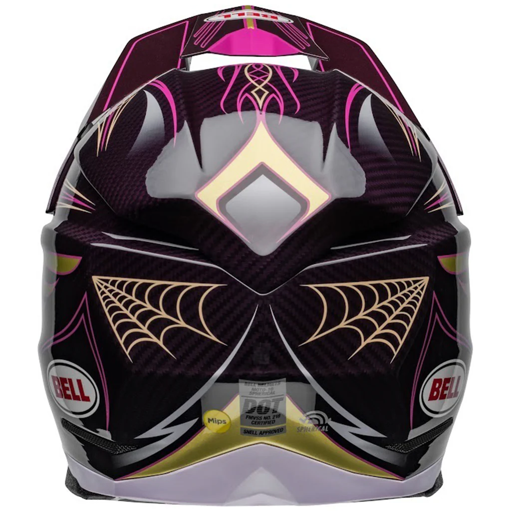 Bell - Moto-10 Spherical Tagger Haze Purple/Gold Helmet - Image 4