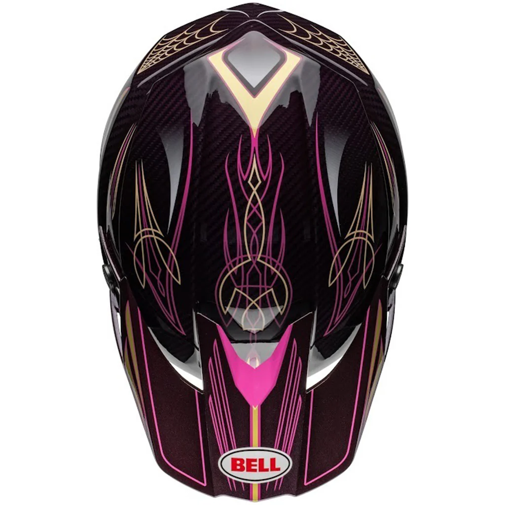 Bell - Moto-10 Spherical Tagger Haze Purple/Gold Helmet - Image 5