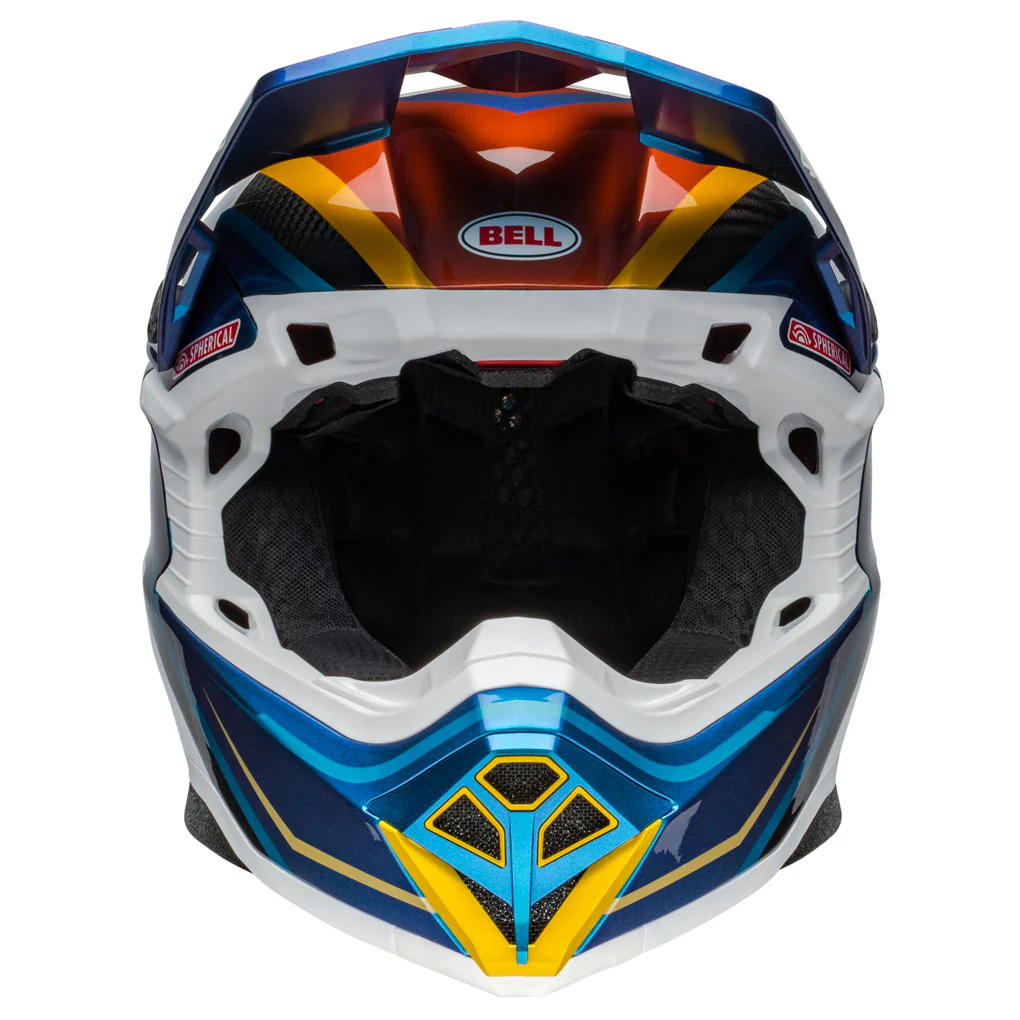 Bell - Moto-10 Spherical Tomac White/Gold Helmet - Image 8