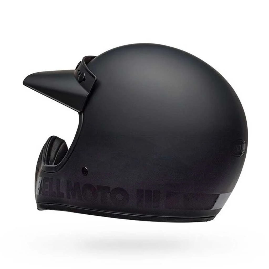 Bell - Moto 3 Black/Black Helmet - Image 5